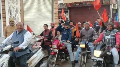 बुलंदशहर में महर्षि स्वामी दयानंद सरस्वती बोध उत्सव समारोह हुआ, श्रद्धालुओं ने निकाली प्रभात फेरी