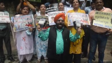 बिजली कंपनियों की लूट के खिलाफ बिजली के मीटर लेकर National Akali Dal का प्रदर्शन Top Story News