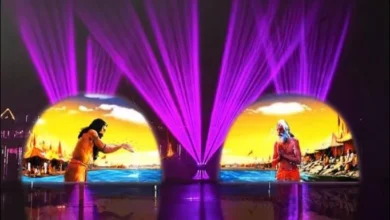 यूपी टूरिज्म विभाग की ओर से टेम्फ्लो सिस्टम कर रहा है लेजर शो का संचालन